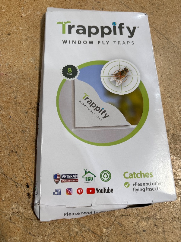 Photo 1 of 
Trappify Fly Trap Indoor: Window Fly Traps for Home | Fruit Fly Traps for Indoor