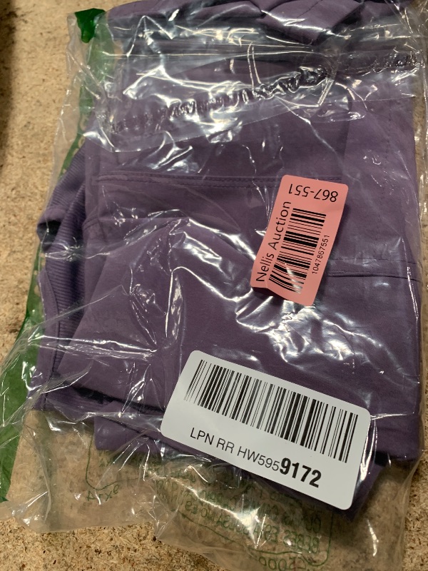 Photo 1 of (small top) Hanes Women's Scrubs Healthcare Top, Moisture-Wicking Stretch Scrub Shirts, Ribbed Back Panel