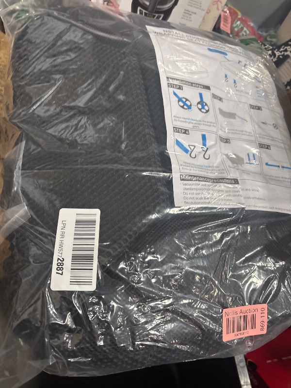 Photo 1 of *MISSING HOOKS* Car Booster Seat Cushion for Short Adult, Bottom Car Seat Cover, Driver’s Seat Protector Cushion Edge-Wrapping, Universal Fit for Most SUVs, Vans, Trucks, Car Seat Pad for All Seasons