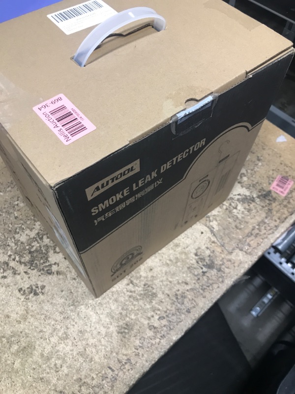 Photo 1 of **FOR PARTS** AUTOOL Automotive Smoke Leak Detector Tester EVAP Smoke Machine with Dual Mode