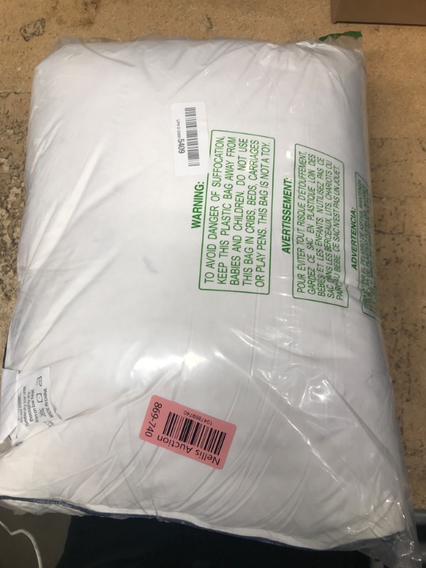 Photo 1 of **PARTIAL SET/ONLY 1** Pacific Coast Pillows Queen Size Set of 2, Goose Feather and Down Pillow for Sleeping, 3-Chamber Hotel Pillow for Side Sleepers and Back Sleepers