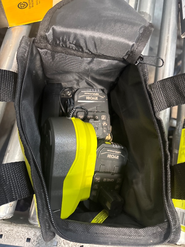 Photo 1 of ***BATTERY AND CHARGER ONLY ***RYOBI ONE+ HP 18V Brushless Cordless Compact 1/2 in. Drill and Impact Driver Kit with (2) 1.5 Ah Batteries, Charger, and Bag PSBCK102K2