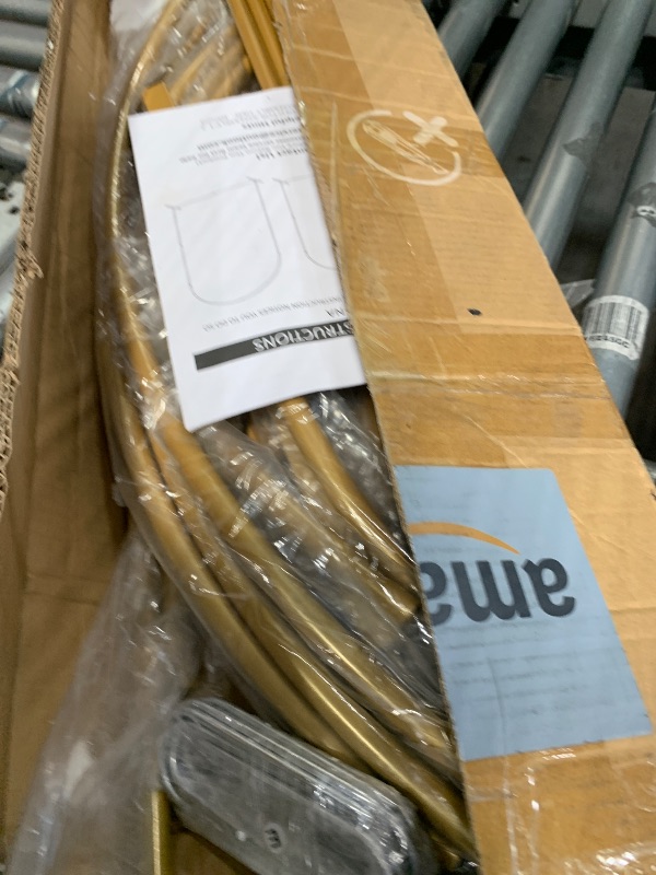 Photo 1 of ***(MISSING HARDWARE)***Bearfire Metal Arch Backdrop Stand Set of 3 (7.2FT,6.6FT,6FT), Upgraded Thickened Gold Wedding Arch Frame Balloon Arch Stand Wedding Arches for Ceremony Birthday Party Baby Shower Graduation Decor