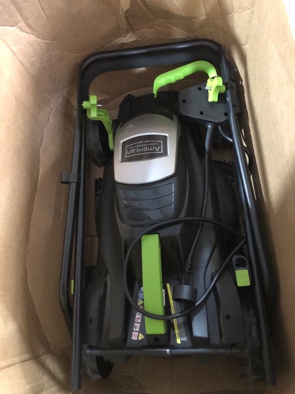 Photo 1 of ********NOT FUNCTIONAL, FOR PARTS ONLY**********
American Lawn Mower Company 50514 14" 11-Amp Corded Electric Lawn Mower, Black