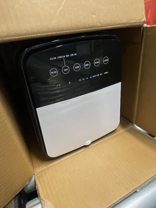 Photo 1 of ***************MISSING REMOTE AND ICE PACKS****************
Uthfy Portable Windowless Air Conditioner, 3 In 1 Evaporative Air Cooler with 6 Ice Packs, 4 Modes, 120°Oscillation, 12 H Timer, 3 Speeds, Remote, Swamp Room Cooler Cooling Fan for Bedroom, Offic