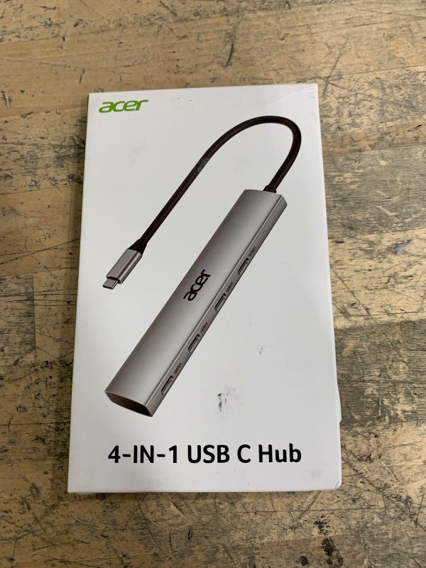 Photo 1 of Acer USB C Hub, 10Gbps Type C Splitter with 4 USBC 3.2 Port, High Speed Type C Multiport Adapter for MacBook Air/Pro, iPhone 16/15, iPad, Surface Pro, Chromebook, Dell XPS and More