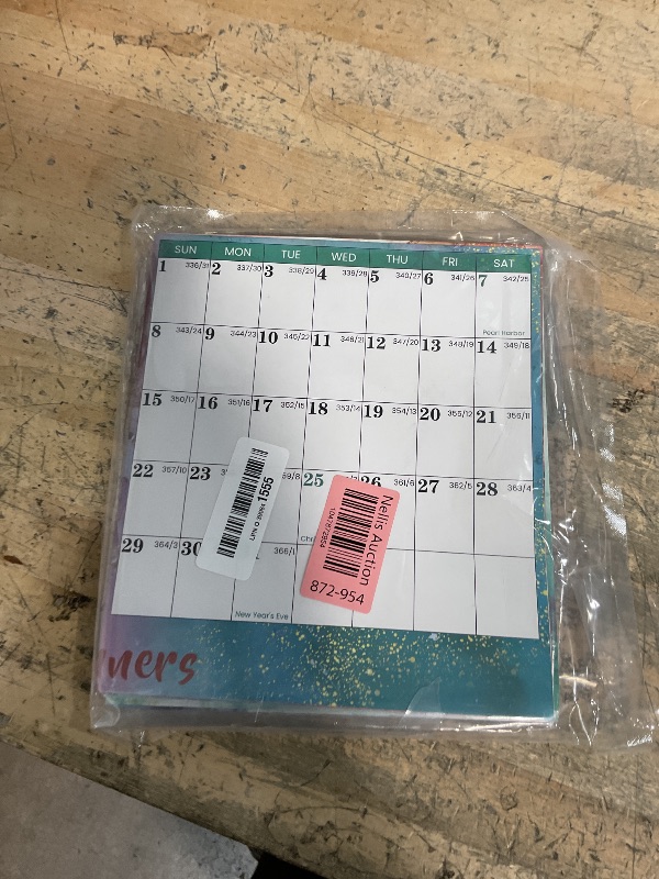 Photo 1 of 2pcs 2024 Yearly Wall Calendar Dry Erase Calendar for Wall, 2024 Erasable Wall Calendar Monthly Wall Calendar 12 Month Planner Vertical/Horizontal Dry Erase Calendar 34.6"x22.9" Full Desk Calendar