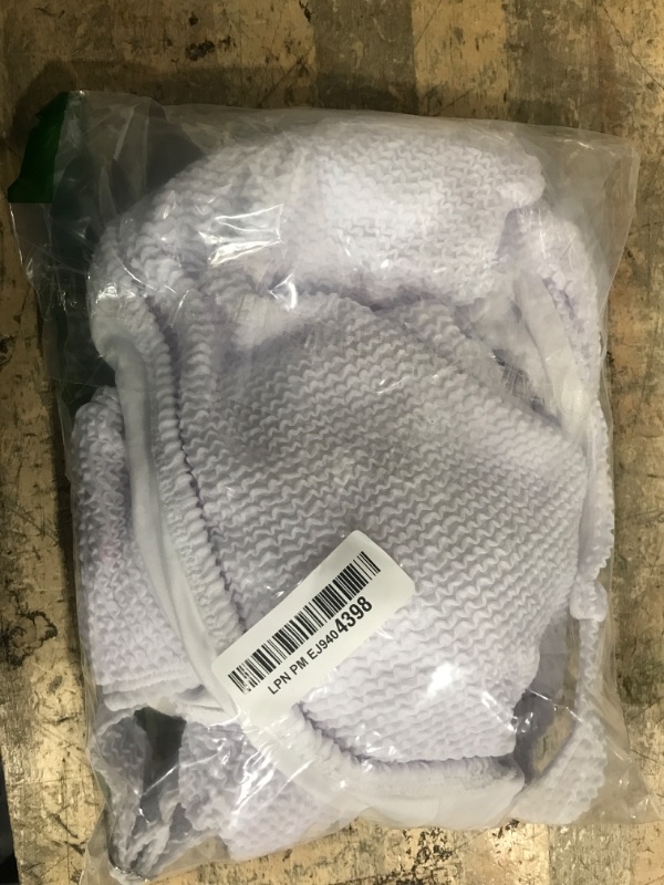 Photo 1 of *large* ANRABESS Women Swimsuits Two Piece Bikini Set High Waisted Ribbed Tummy Control Modest Bathing Suits 2025 Beach Swim Wear White Large