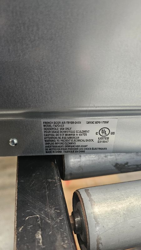 Photo 1 of ***PARTS ONLY***Emeril Lagasse Extra Large French Door Air Fryer Toaster Oven Combo, 24 Cooking Functions and Digital Controls, 7 Accessories Included, Stainless Steel Finish, 26QT Capacity