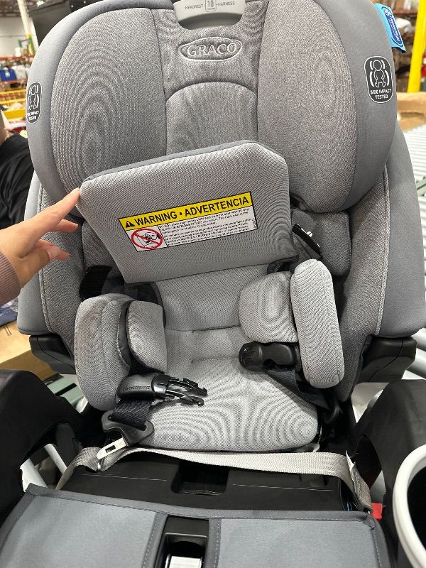 Photo 1 of ** SEE NOTES ** Graco 4Ever DLX 4-in-1 Car Seat, Charlie | Infant to Toddler Car Seat, with 10 Years of Use | Rear-Facing, Forward-Facing and Booster Modes | Safe, Comfortable and Convenient