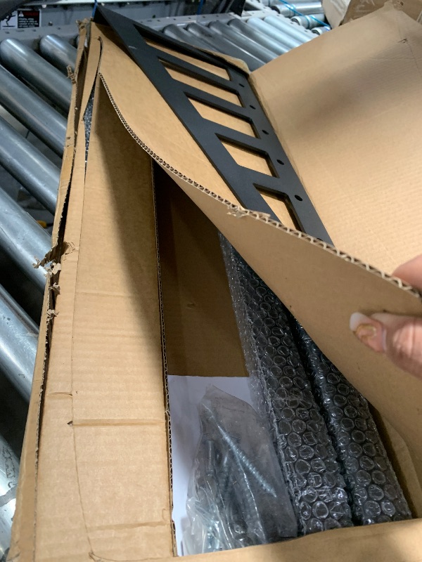 Photo 1 of JY PERFORMANCE Adjustable Wall Mounted Tire Rack, Heavy Duty Steel Tire Storage Rack for Garage, Fits 31"-56" Wide, Powder Coated, 400 lbs Weight Capacity, Black