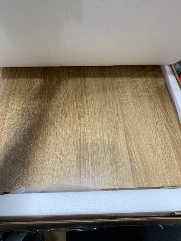 Photo 1 of VINGLI Lift Top Coffee Table, Oak Top with Rattan Frame, Farmhouse Cross-Sided Design, with Storage Shelf/Hidden Compartment, Gas Lift Mesa De Centro para Sala Pop Up Coffee Table