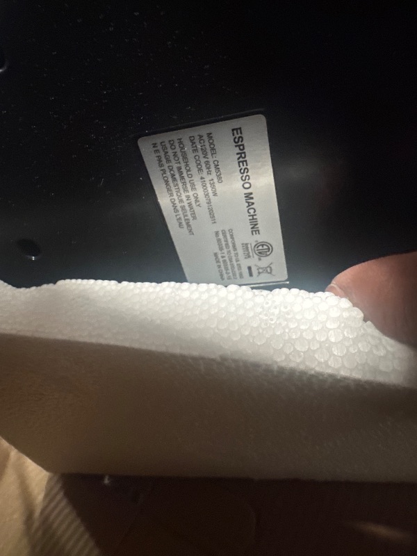 Photo 1 of TENKER Espresso Machine, 20 Bar Cappuccino Machine with Automatic Milk Frother, 3-in-1 Coffee Machine, 1350W Dual Boiler Latte Maker, Touchscreen Espresso Coffee Maker, Stainless Steel