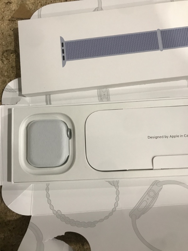 Photo 1 of ****PARTS ONLY****SEE NOTES ***Apple Watch Series 10 [GPS + Cellular 42mm case] Smartwatch with Silver Aluminium Case with Blue Cloud Sport Loop. Fitness Tracker, ECG App, Always-On Retina Display, Carbon Neutral