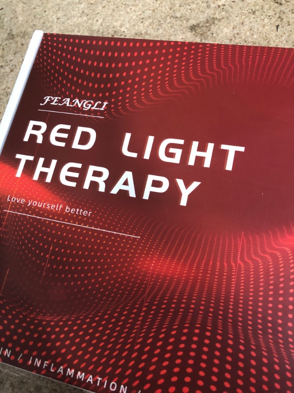 Photo 1 of **FEW ROWS OF LIGHTS NON-FUNCTIONAL** Red Light Therapy Infrared Light Therapy Wrap Belt for Body Pain Relief Wearable Large Pad for Waist Back Stomach Muscle Repair, Decrease Inflammation, Speed Healing LED 660nm&850nm with Controller