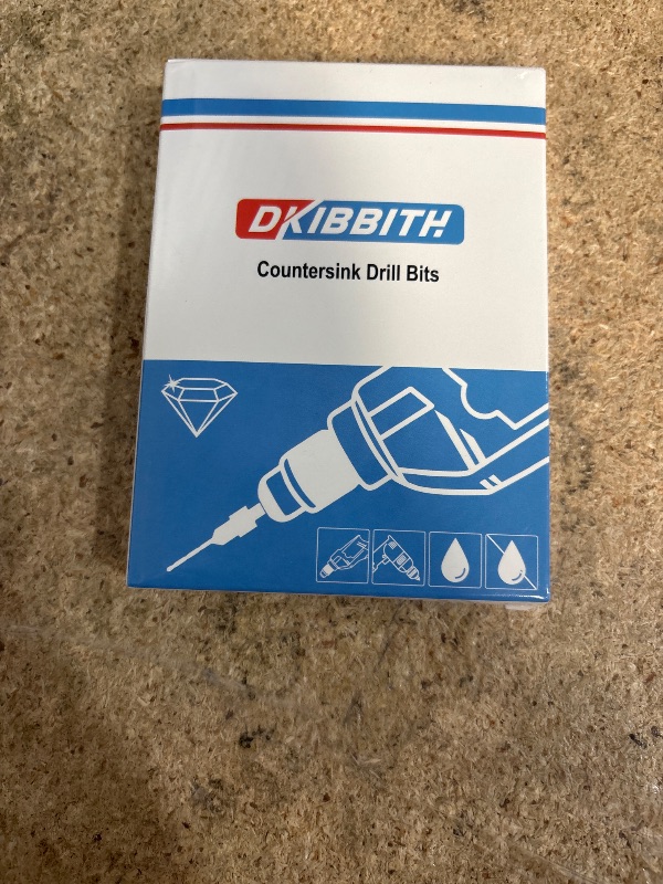 Photo 1 of 3-pc Countersink Drill Bit Set #10#12#16, 3in1 Woodworking Counterbore Hole Saw Drill Bits, Depth Adjustable M2 Pilot Drill Bits, 82-Degree Chamfer, 1/4” Hex Shank, with 1 Allen Wrench
