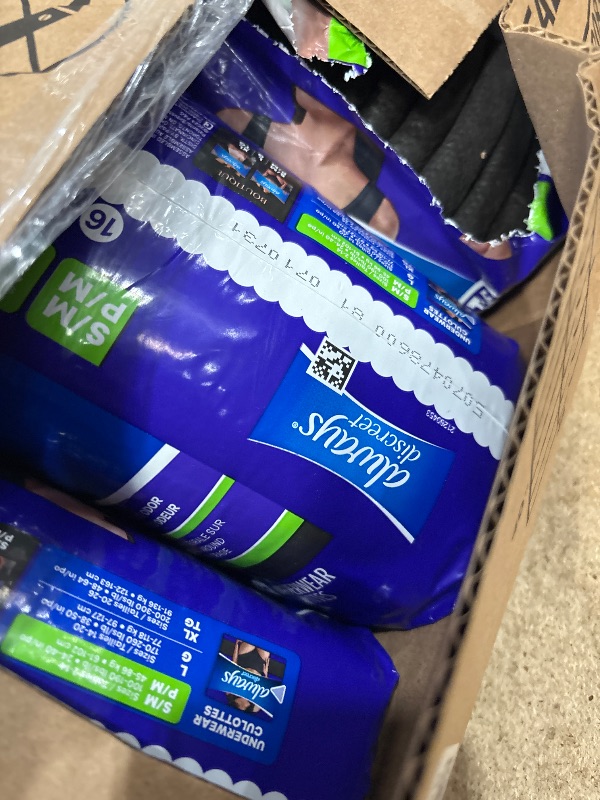 Photo 1 of Always Discreet Adult Incontinence Overnight Underwear for Women, Small/Medium, Up to 100% Bladder Leak Protection, 48 Count (3 Packs of 16)