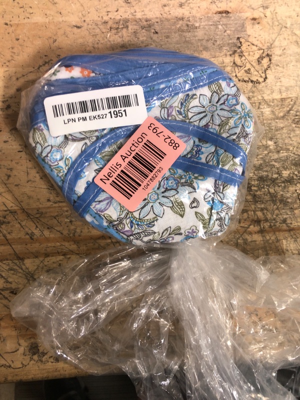 Photo 1 of 10M/32Ft Triangle Bunting Banner, 36 Pcs Cotton Fabric Flags Pennant Garlands for Birthday Party, Wedding, Baby Shower, Outdoor and Home Decorations (Blue)