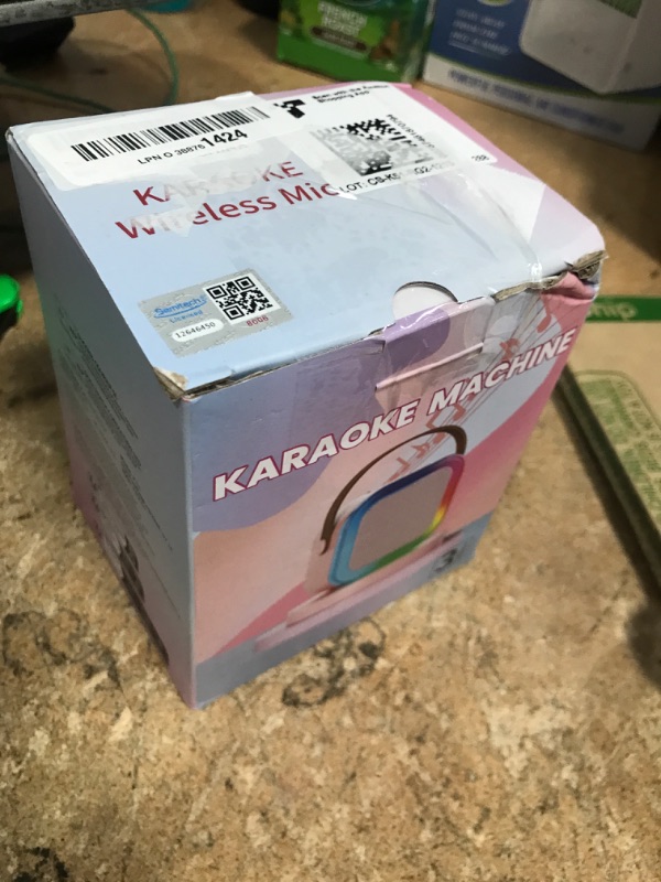 Photo 1 of ?2025 Newest? Mini Karaoke Machine for Kids Girls & Boys - Portable Bluetooth Speaker with 2 Wireless Microphones - Kids Birthday Gifts for Ages 4-10 - Kids' Instrument Accessories - Rose Gold