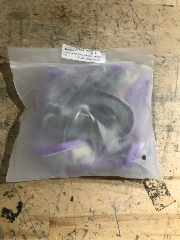 Photo 1 of Aecllcea Dog Harness for Small Medium Dogs No Pull, Cat Harness and Leash Set, Step in Puppy Harness (Purple, XS)
