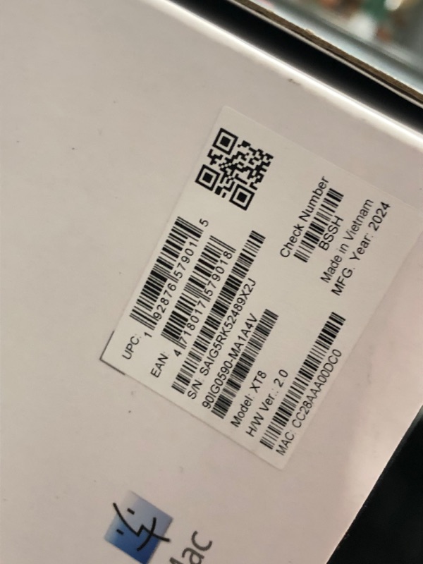Photo 1 of ASUS ZenWiFi AX6600 Tri-Band Mesh WiFi 6 System (XT8 2PK) - Whole Home Coverage up to 5500 sq.ft & 6+ rooms, AiMesh, Included Lifetime Internet Security, Easy Setup, 3 SSID, Parental Control, White