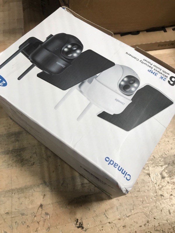 Photo 1 of 2K Cameras for Home Security-2.4G WiFi Outdoor Camera Wireless Solar/Battery Powered with solar panel, 360° Viewing, AI Human Detection, Color Night Vision, with SD Storage, Works with Alexa(2 Pack)