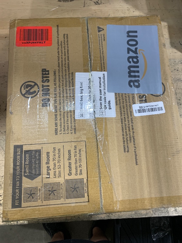 Photo 1 of (not functional)(sold for parts only) Ceiling Fans with Lights and Remote, 19.7'' Low Profile Ceiling Fan, 3000-6000K Dimmable Modern Flush Mount LED Fan Light