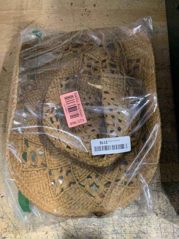 Photo 1 of Lucky Brand Women's Cowboy Hat | Western Wide Brim | Adjustable | Breathable Sun Protection, Woven Straw-Tan
