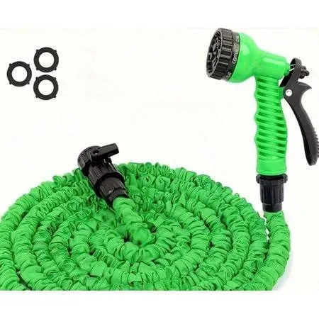 Photo 1 of 1pc 75ft Magic Hose Expansion Hose High Pressure Irrigation Multi-Purpose Car Spray Hose Shrink Garden Hose Spray Gun Tools, Watering Equipment