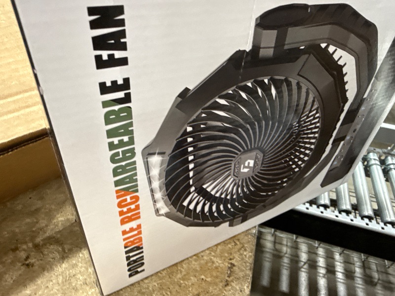 Photo 1 of 24000mAh Detachable Battery Camping Fan - 3-in-1 Portable Camping Fans with LED & Remote - 4 Speeds Battery Operated Outdoor Fan for Tent,Office,Jobsite,Workshop,Travel