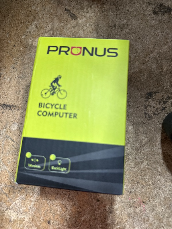 Photo 1 of PRUNUS Bike Speedometer and Odometer Wireless Waterproof Bicycle Computer with Touch Sensor Switch, Big Digital LCD Screen, Automatic Wake-up for Outdoor MTB Road Cycling and Fitness…