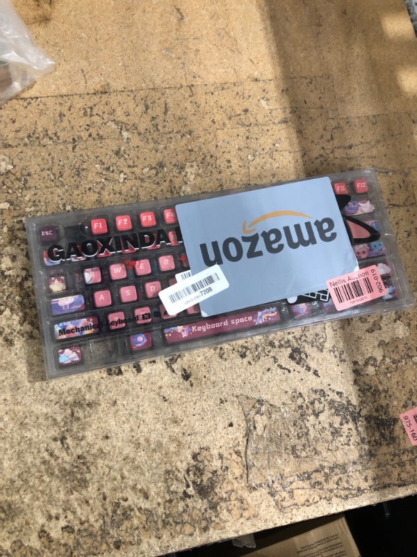 Photo 1 of 120 Key PBT Pudding Keycap Set ASA Profile with Transluscent PC Layer Dye-Sub Anime Girl Theme for 61/84/87/98/100/104Key TKL Cherry Gateron Kailh Cross Type Switch ANSI Mechanical Keyboard DIY(Red)