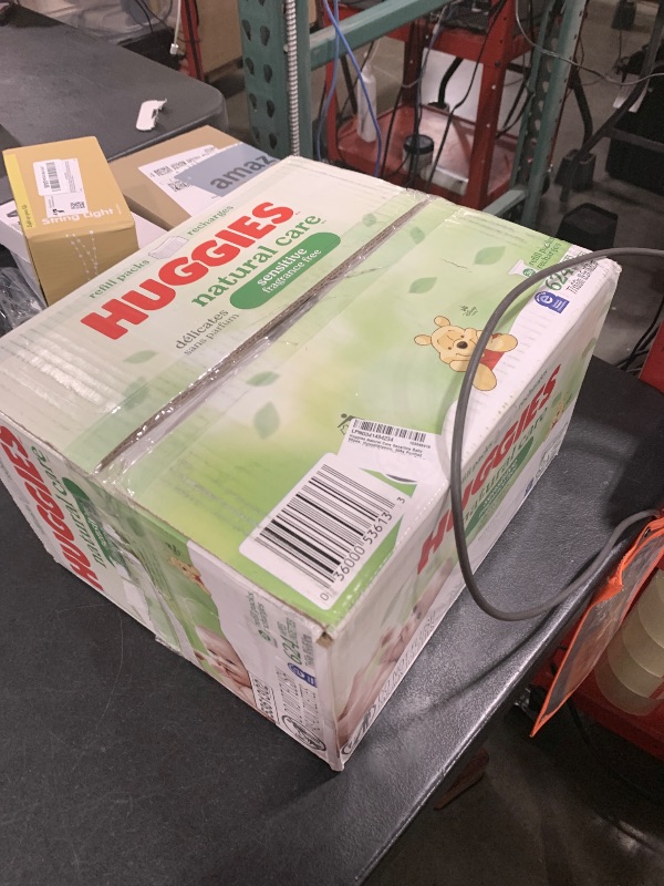 Photo 1 of Huggies Natural Care Sensitive Baby Wipes, Hypoallergenic, 99% Purified Water, 3 Refill Packs (624 Wipes Total)