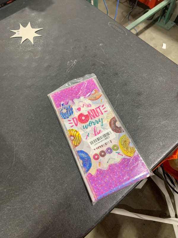 Photo 1 of Jetec 100 Pcs Donut Candy Bags Grow up Party Supplies Donut Cellophane Gift Treat Goodie Bags with Ties Two Sweet Theme Birthday Party Decorations