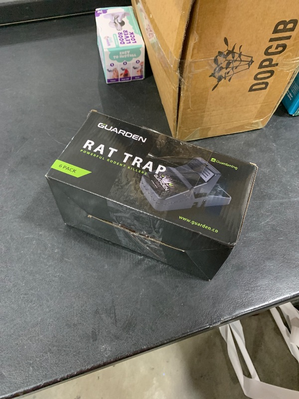 Photo 1 of Rat Trap Six Pack - Indoor and Outdoor Traps for Mice, Voles, Rats, Chipmunks - Easy to Set, Powerful Snap, Quick Kill - by Guarden