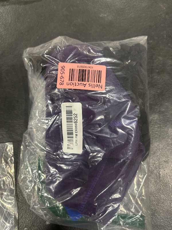 Photo 1 of 3 Pieces Winter Warm Skull Cap Soft Fleece Beanie Hat Thick Windproof Watch Cap Skiing Outdoor Warm Colored for Men Women(Black, Royal Blue, Dark Purple,One Size)