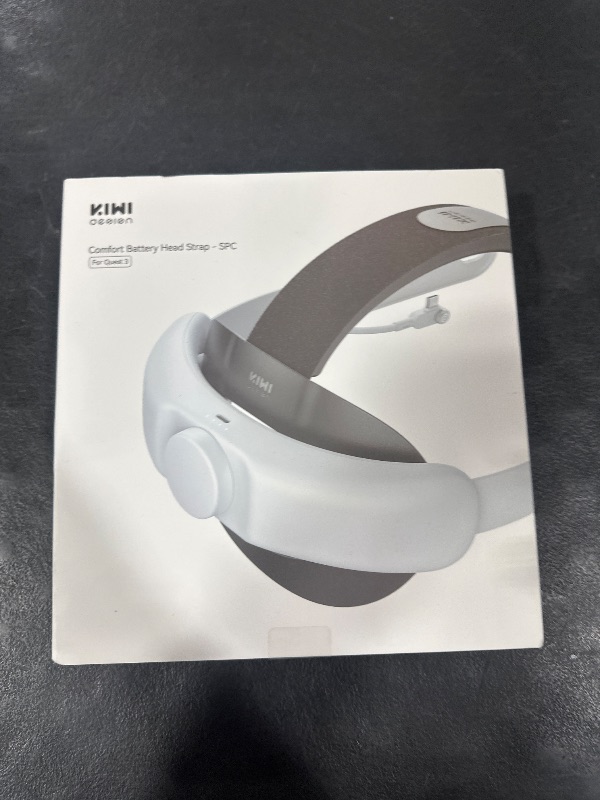 Photo 1 of KIWI design Battery Head Strap Compatible with Meta Quest 3/Quest 3S, 6400 mAh Battery Pack Head Strap Accessories, Fast Charging & Reduce Face Stress