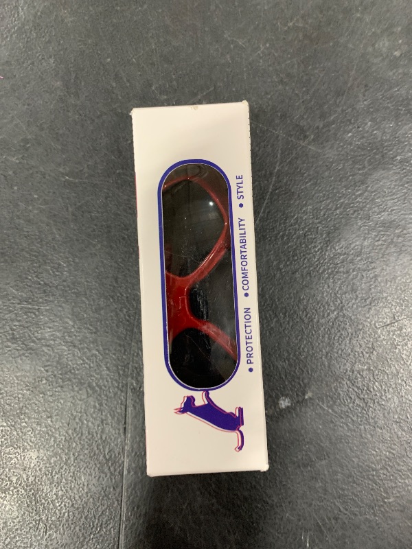 Photo 1 of Pet Dog Sunglasses, UV Protection Goggles, (red)