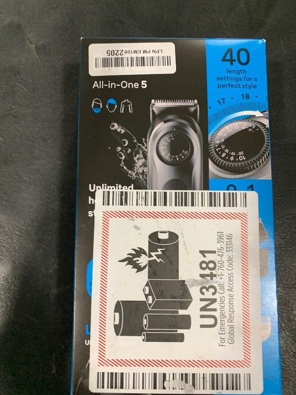 Photo 1 of Braun All-in-One Style Kit Series 5 5470, 9-in-1 Trimmer for Men w/Beard Trimmer, Body Trimmer for Manscaping, Gillette Fusion5 ProGlide Razor, 40 Length Settings, Rechargeable Battery, Cordless