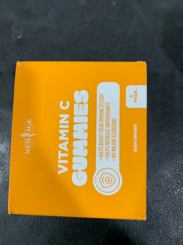 Photo 1 of NEW AGE Vitamin C Gummies Orange Vitamin C Gummy - Supports Healthy Immune System - Vegetarian Without Gluten (120 Gummies)