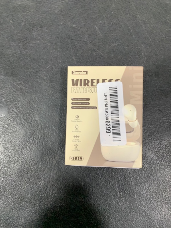 Photo 1 of Smallest Invisible Mini Earbuds Wireless Bluetooth, Low Profile Micro Tiny Discreet Hidden Earbuds for Work, Small Headphones, Invisible Sleep Wireless Earphone IPX5 Waterproof for Small Ear Canals