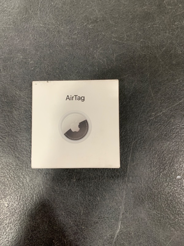 Photo 1 of Apple AirTag. Keep Track of and find Your Keys, Wallet, Luggage, Backpack, and More. Simple one-tap Set up with iPhone or iPad