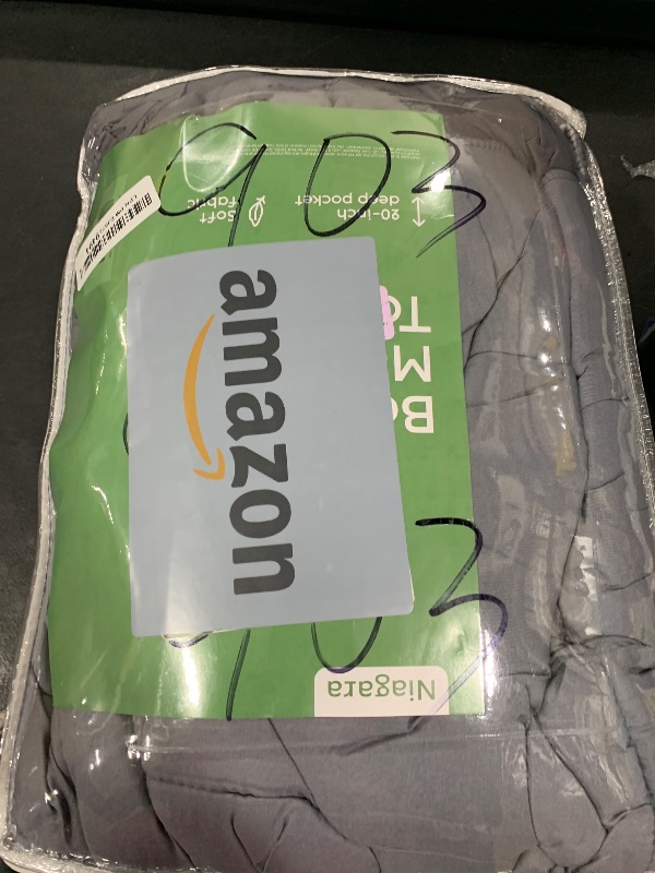 Photo 1 of Ultra Soft Twin Size Mattress Topper - Viscose Made from Bamboo Pillow Top Mattress Pad for Back Pain Relief - Naturally Cooling for Hot Sleepers, Grey
