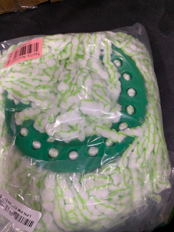 Photo 1 of 3 Pack Mop Replacement Heads for Libman Tornado Spin Mop System, Microfiber Head Mop Refills for Libman Tornado Spin Mop, Easy to Replace, Machine Washable, Green & White