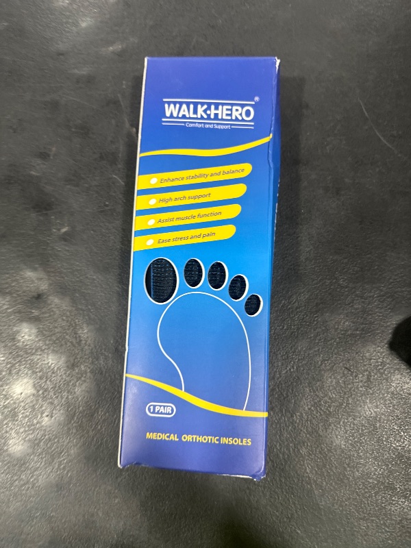 Photo 1 of Inserts Relieve Plantar Fasciitis - Flat Feet Insoles Arch Supports, Orthotic Insoles for Foot Pain Arch Pain Reduce Muscle Fatigue Absorb Shock (Mens 6-6 1/2 | Womens 8-8 1/2)