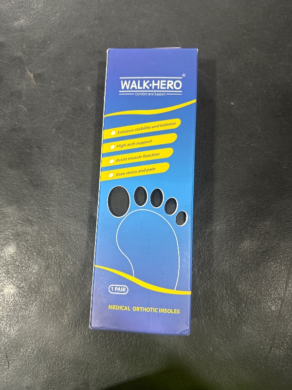 Photo 1 of Plantar Fasciitis Insoles for Men Women - Orthotics Inserts, Shoe Insoles Arch Support Flat Feet Inserts Work Boot Insoles for Standing All Day (Mens 7-7 1/2 | Womens 9-9 1/2)