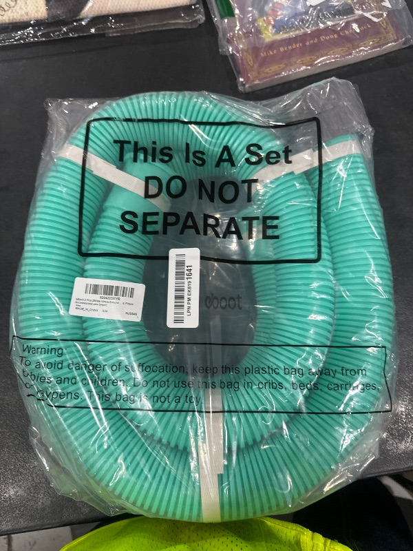 Photo 1 of eBoot 2 Pcs 29060e Above Ground Pool Hoses 1.5" Diameter 59" Long Swimming Pool Pump Hose Replacement for Filter Pump, Saltwater System, Sand Filters Accessories(Lake Green)