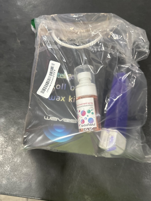 Photo 1 of Waxfans Smart Roll on Wax Kit, Wax Roller Kit for Hair Removal,Automatic Cooling, No burns,Safe&Easy Waxing at Home, Waxing Kit for Women and Men,with 2 Wax Cartridges & 50 Pcs Wax Strip.