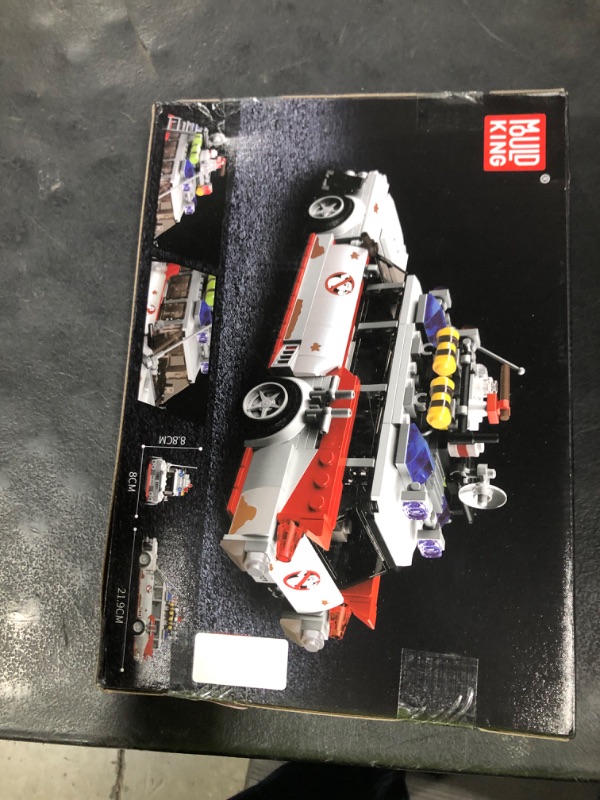 Photo 1 of Ghost Car ECTO-1 Building Blocks Kit for Adults, Compatible with Lego Speed, Buster Race Vehicle Building Toy for Kids Boys 8-14, Creative Christmas Birthday Gift for Ghost Bus Movie Fans (646 PCS)