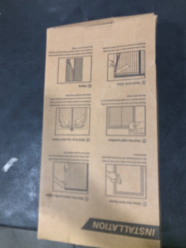 Photo 1 of Magnetic Screen Door, Heavy Duty Door Screen Magnetic Closure Keep Bugs Out,Pet & Kid Friendly?Hands Free Door Screen Fit Door Size 32 x 80 Inches White